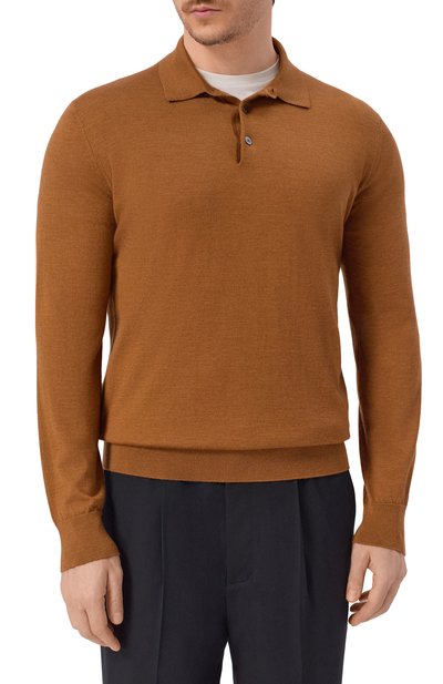 Поло из кашемира и шелка ZEGNA, арт. E8J00/132.N95, фото 3