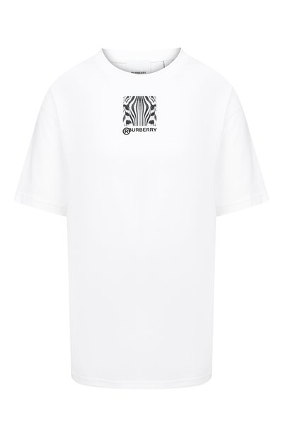 Хлопковая футболка BURBERRY, арт. 8030772, фото 1