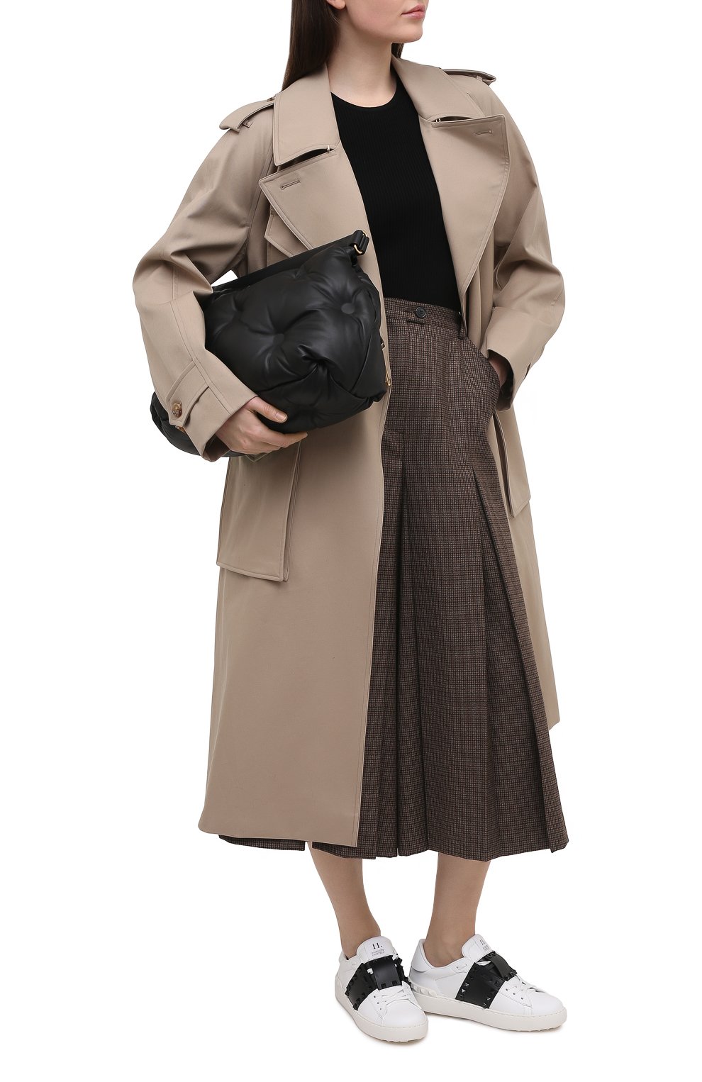 Кожаные кеды rockstud untitled VALENTINO, арт. UW2S0A01/LTU, фото 2