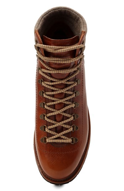 Кожаные ботинки BRUNELLO CUCINELLI, арт. MZUWFMS890, фото 5