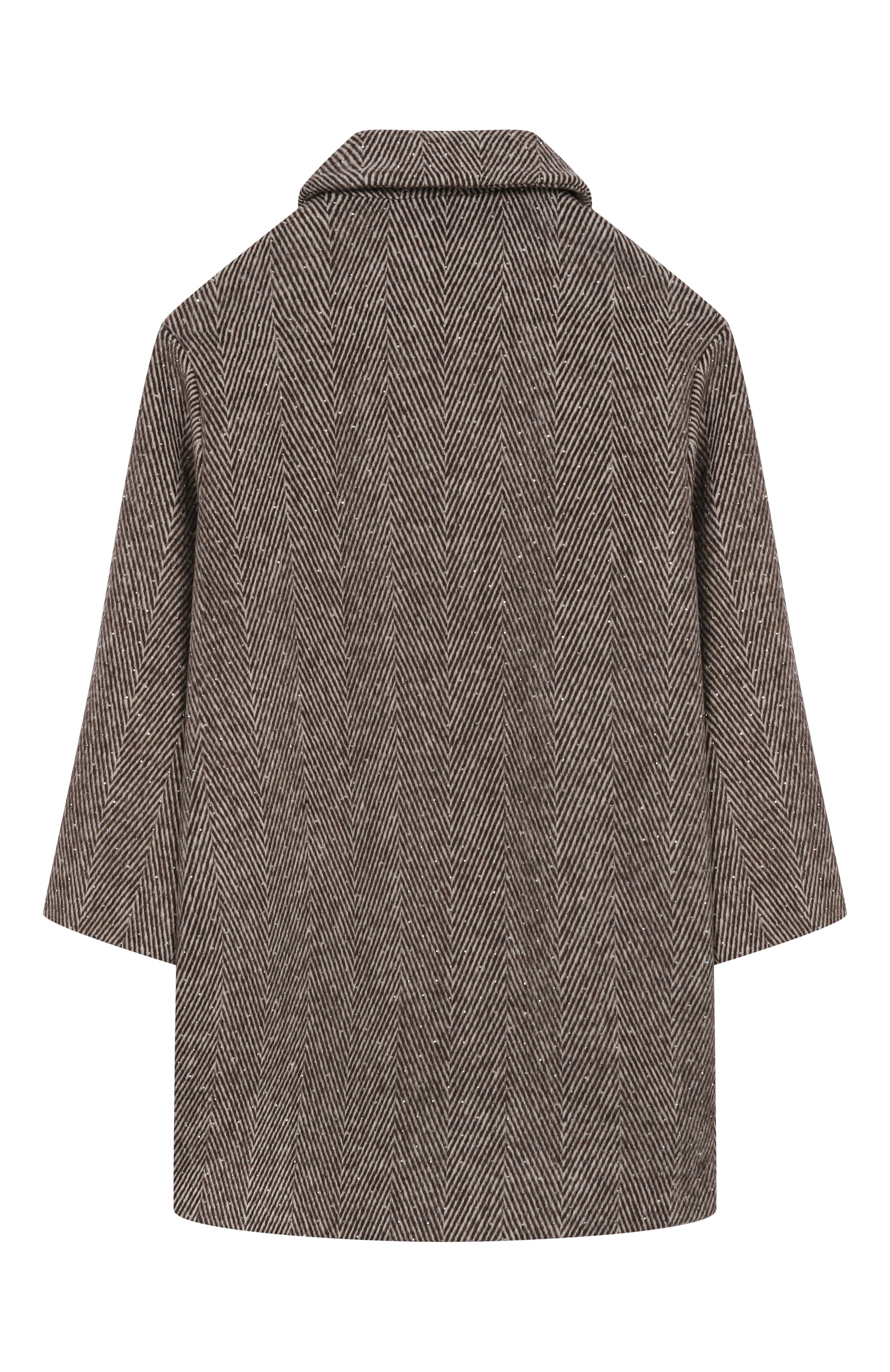 Пальто IL GUFO коричневого цвета по цене 48350 руб., арт. A25GGP0010W5017/10-14, фото 2 Пальто IL GUFO, арт. A25GGP0010W5017/10-14, фото 2