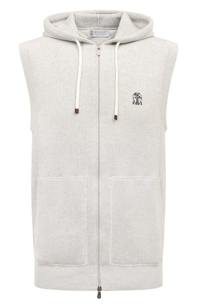 Мужской хлопковый жилет BRUNELLO CUCINELLI, арт. M2920B2308