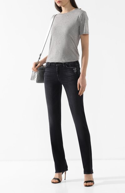Хлопковая футболка 7 FOR ALL MANKIND, арт. JSLL9500RY, фото 2