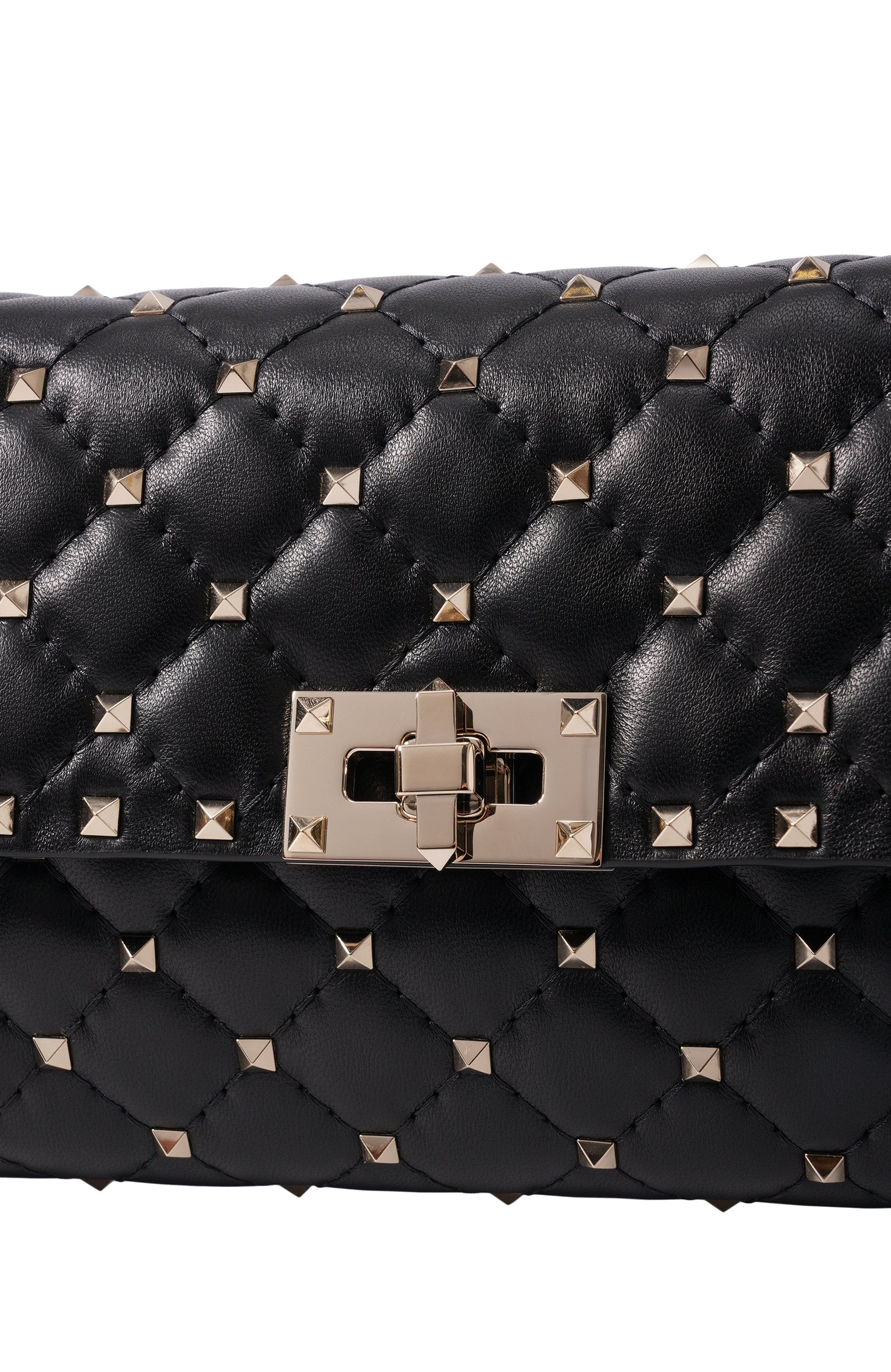 Сумка rockstud spike VALENTINO черного цвета по цене 243000 руб., арт. 9W2B0137/NAP, фото 6 Сумка rockstud spike VALENTINO, арт. 9W2B0137/NAP, фото 6