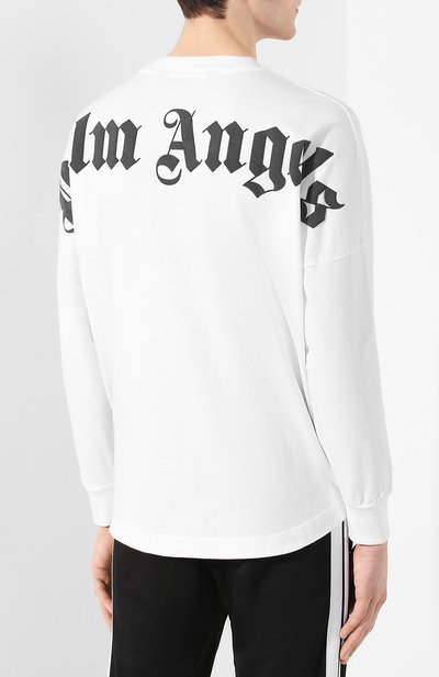 Хлопковый лонгслив PALM ANGELS, арт. PMAB001R204130030110, фото 4