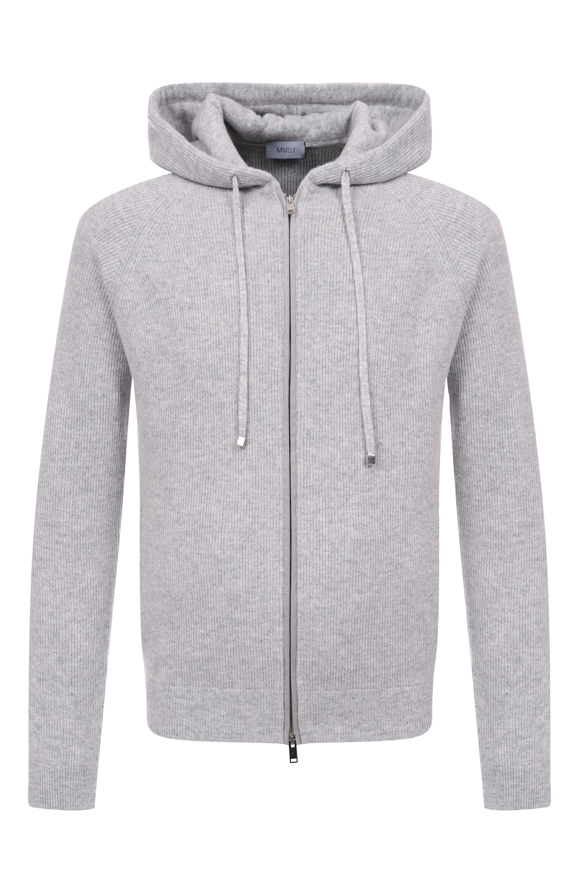 Кашемировый кардиган MVST серого цвета по цене 269500 руб., арт. M25.1PM.K010, фото 1 Кашемировый кардиган MVST, арт. M25.1PM.K010, фото 1