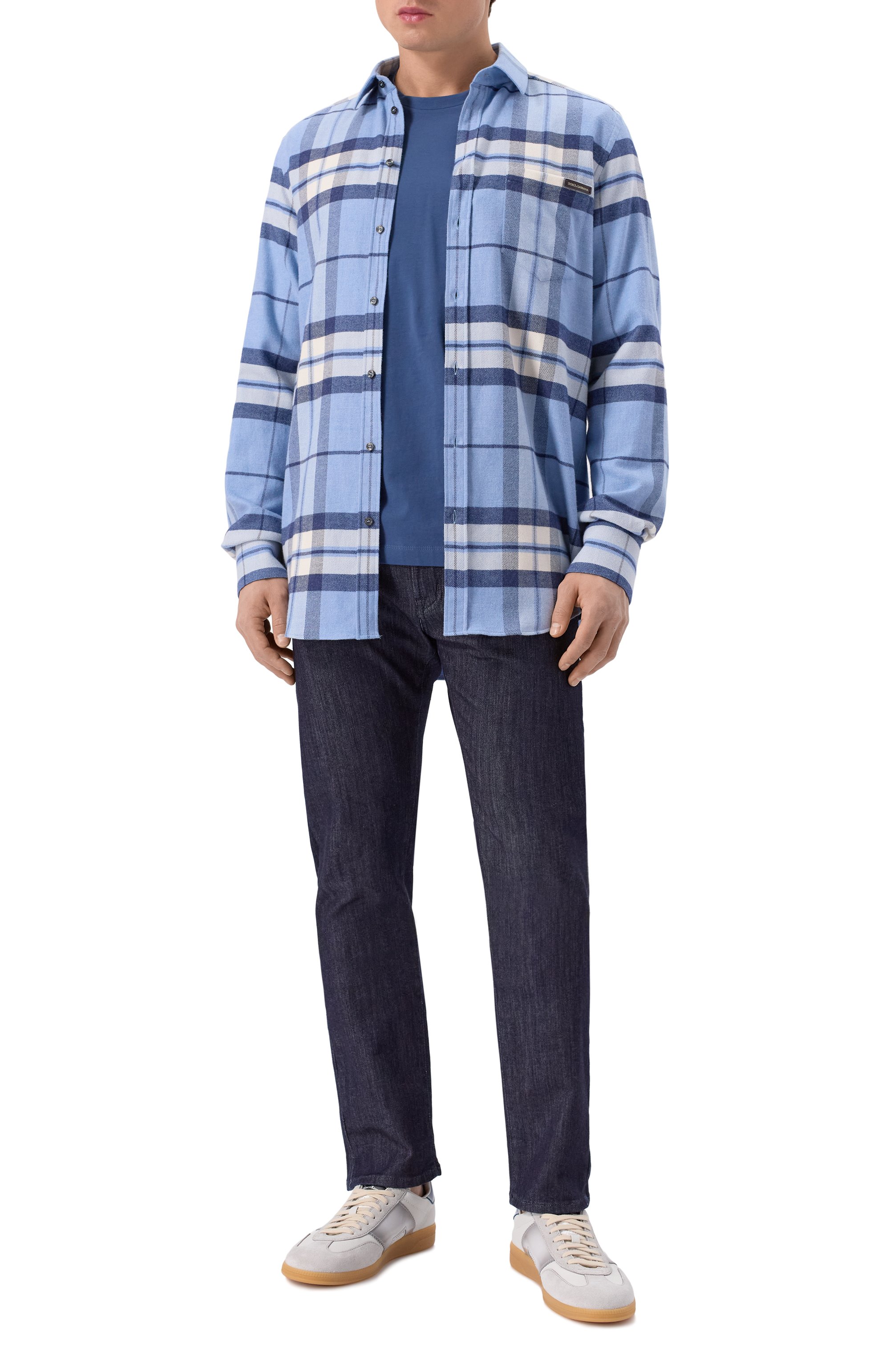 Хлопковая рубашка DOLCE & GABBANA, арт. G5JZ9T/GJ286, фото 2