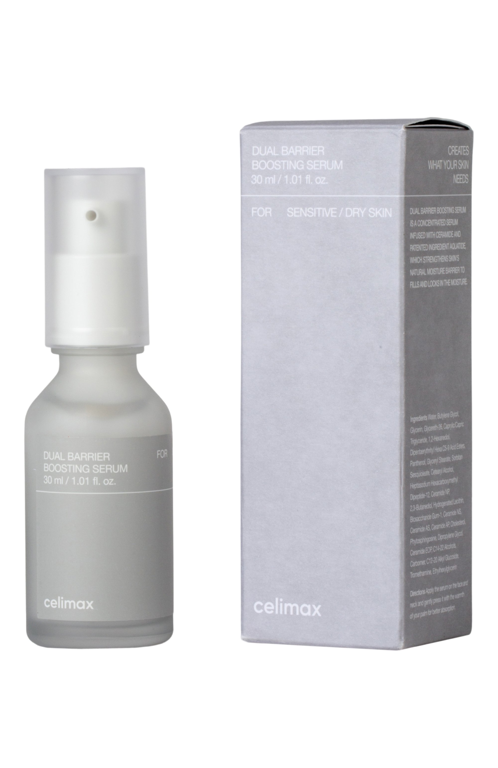 Сыворотка для лица dual barrier boosting serum (30ml) CELIMAX бесцветного цвета по цене 3050 руб., арт. 8809606850482, фото 2 Сыворотка для лица dual barrier boosting serum (30ml) CELIMAX, арт. 8809606850482, фото 2