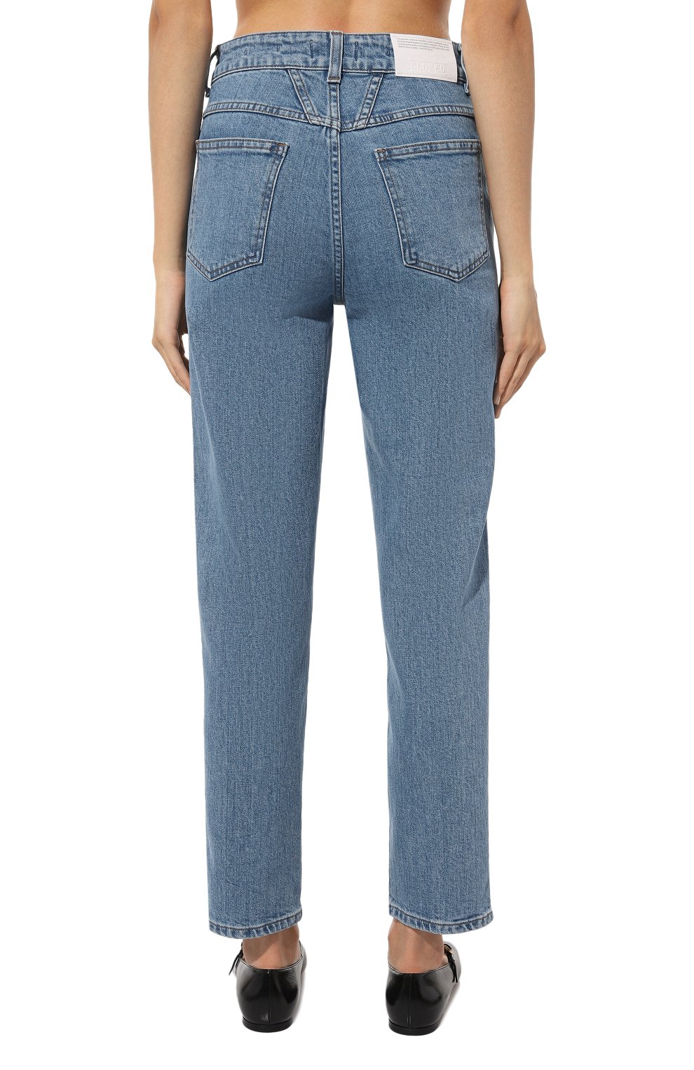 Джинсы CLOSED голубого цвета по цене 24600 руб., арт. C88002-05E-6A, фото 4 Джинсы CLOSED, арт. C88002-05E-6A, фото 4