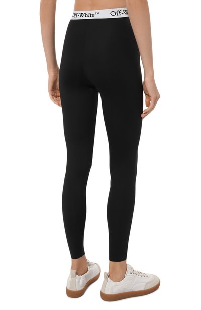 Легинсы OFF-WHITE черного цвета по цене 33650 руб., арт. 0WVV003F24JER001, фото 4 Легинсы OFF-WHITE, арт. 0WVV003F24JER001, фото 4