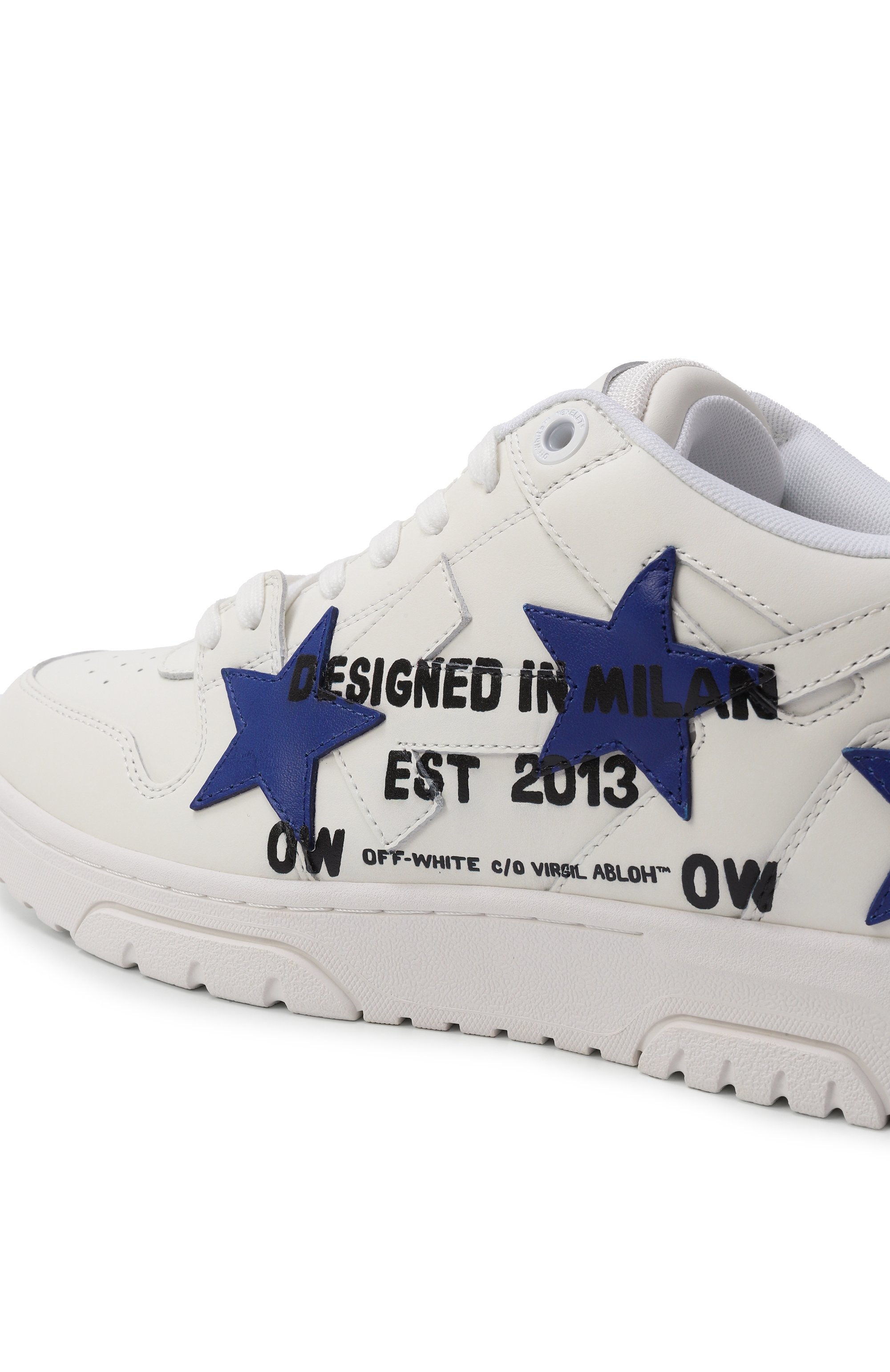 Комбинированные кеды out of office OFF-WHITE, арт. 0MIA189S25LEA00D, фото 7