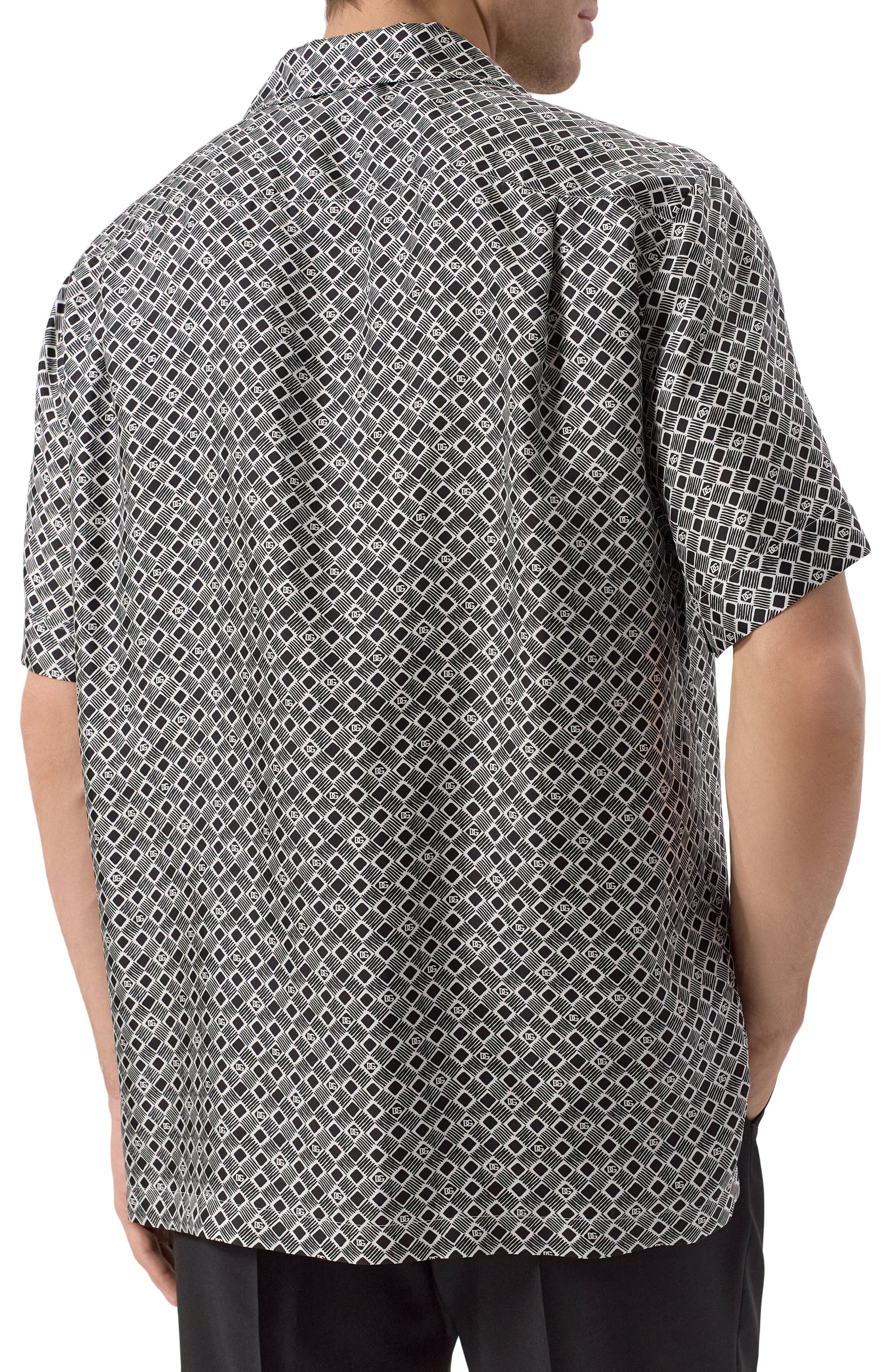 Шелковая рубашка DOLCE & GABBANA, арт. G5JH9T/IS1XV, фото 4