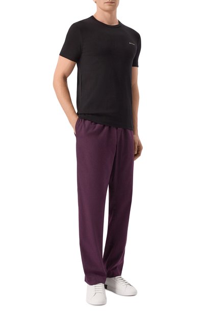 Мужская хлопковая футболка KITON, арт. UNWM008K0263L