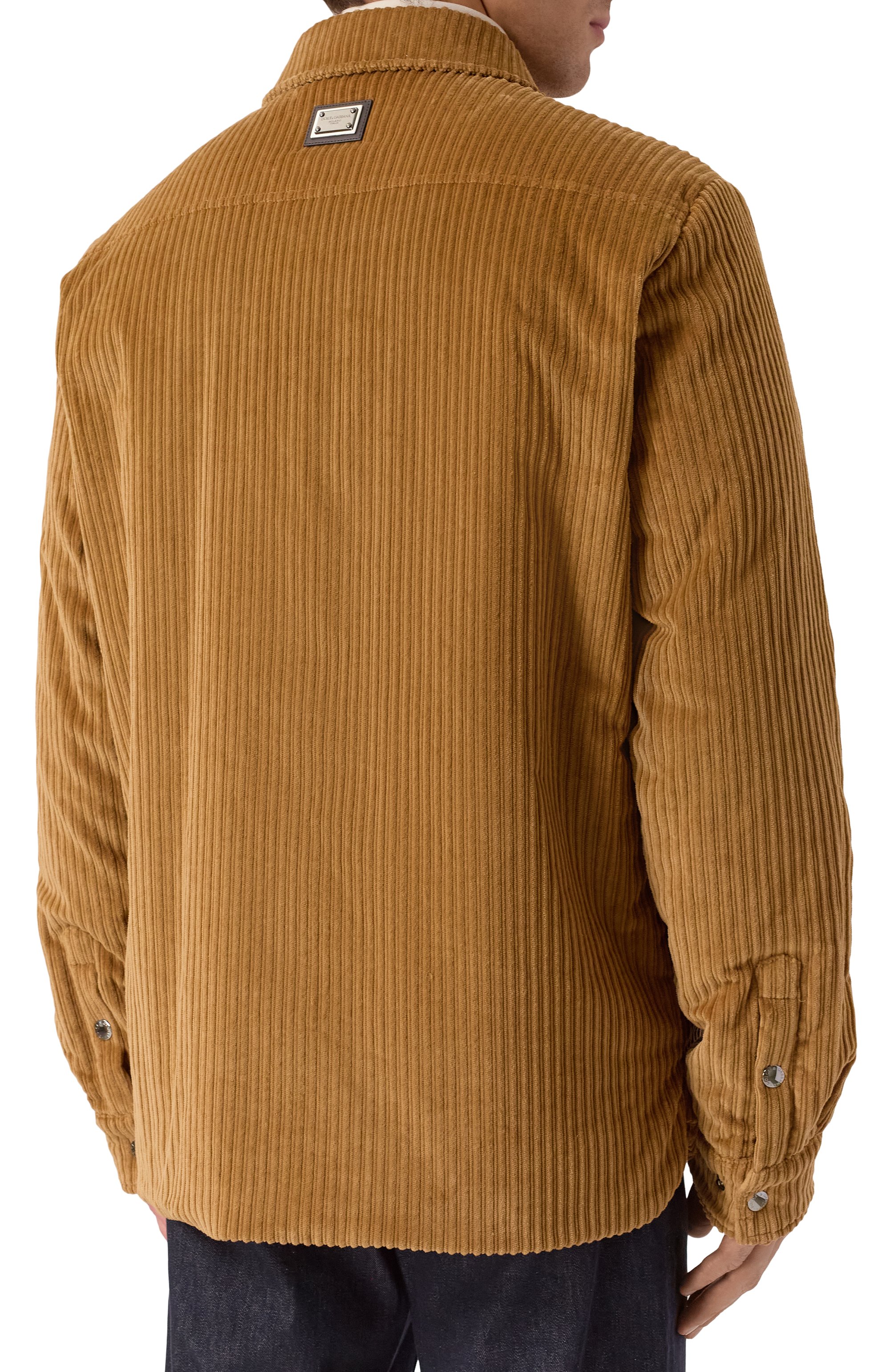 Вельветовая куртка-рубашка DOLCE & GABBANA, арт. G9BRET/FUVIP, фото 4