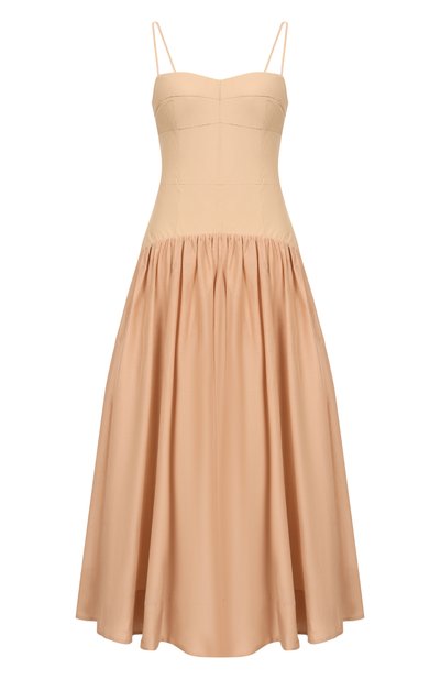 Женское платье из хлопка и шелка 12 STOREEZ, арт. 137522