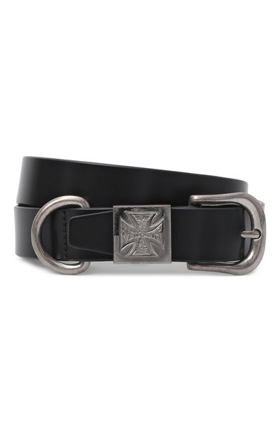 Мужского кожаный ремень VETEMENTS, арт. UE76BE313B/2470 LEATHER