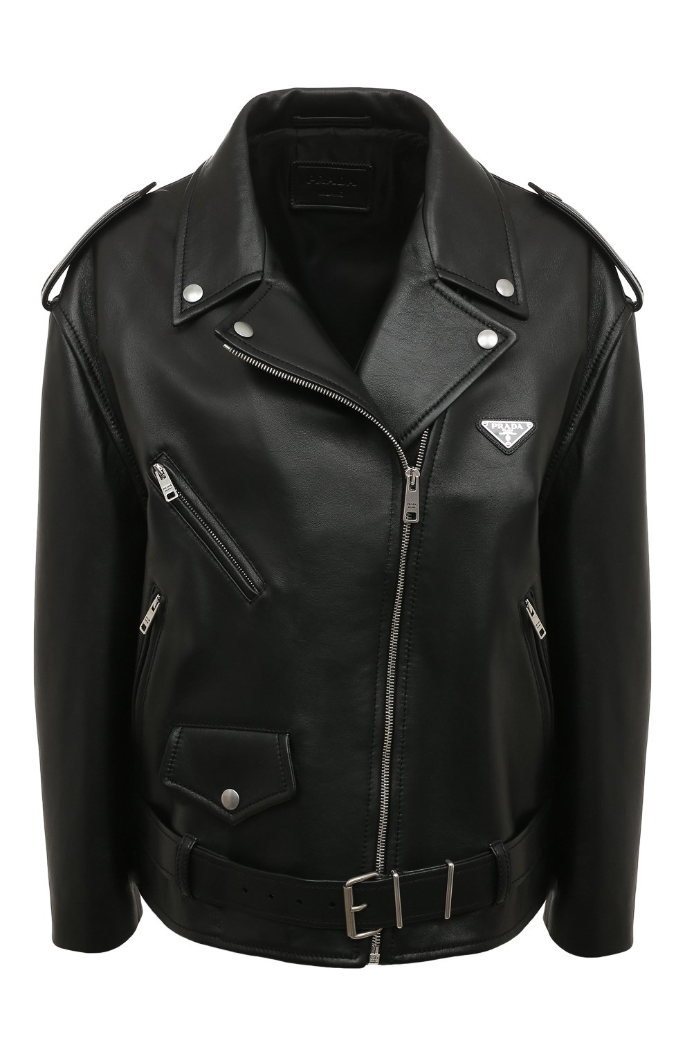 Кожаная куртка PRADA, арт. 58967A-1AOI-F0002, фото 1