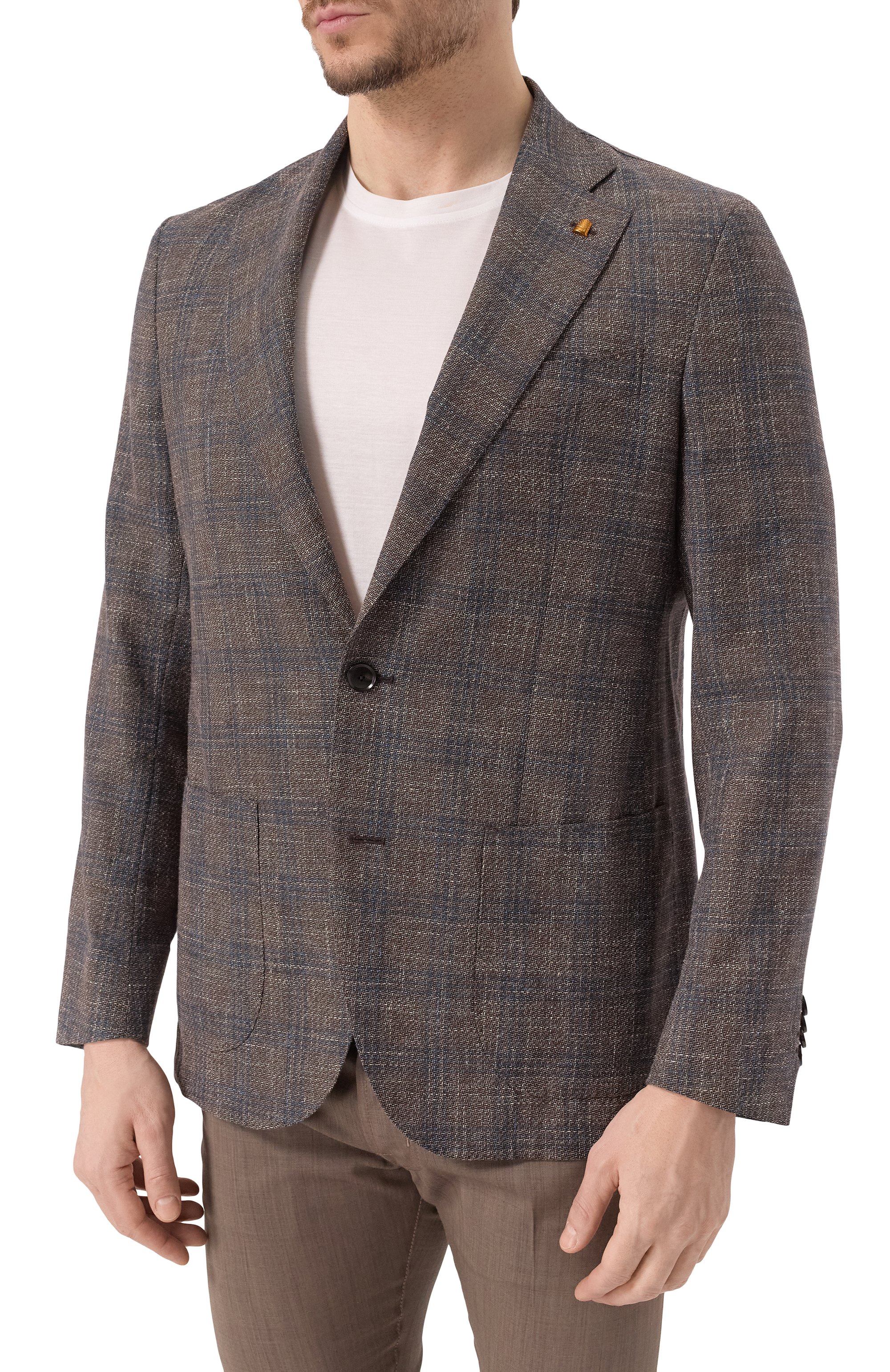 Пиджак из шерсти и хлопка SARTORIA LATORRE, арт. EF74/QH0050, фото 5