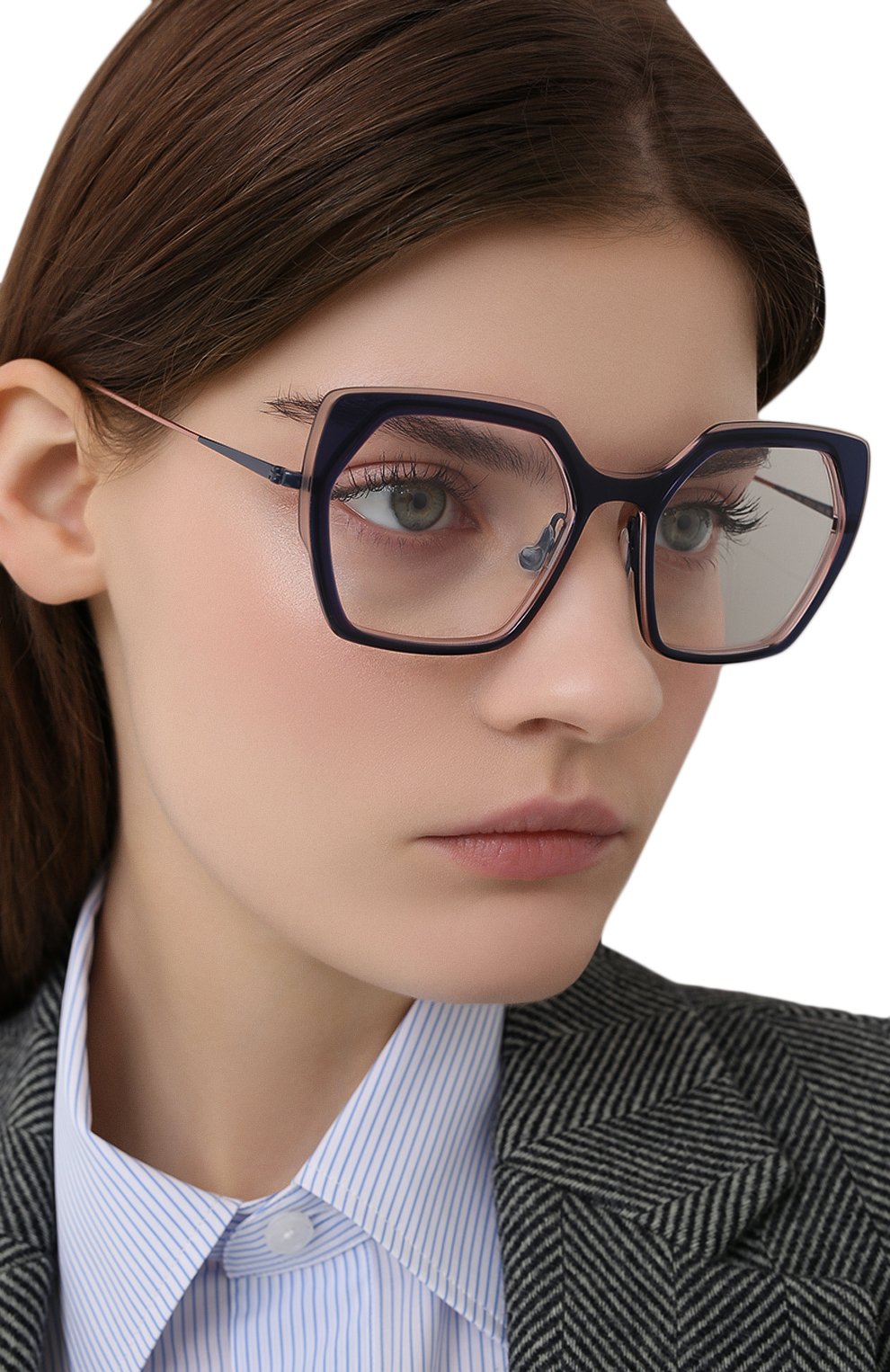 Оправа CAROLINE ABRAM синего цвета по цене 33400 руб., арт. D0LLY 664, фото 2 Оправа CAROLINE ABRAM, арт. D0LLY 664, фото 2