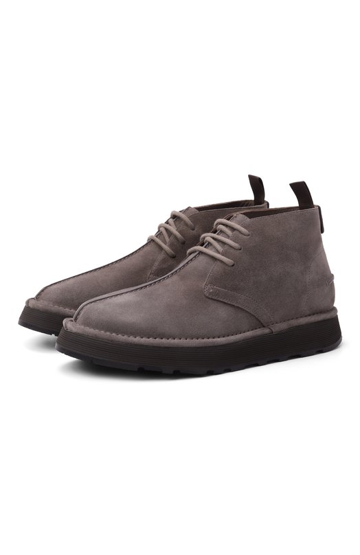 Замшевые ботинки Giorgio Armani GM002289/AF17617 Серый GM002289/AF17617