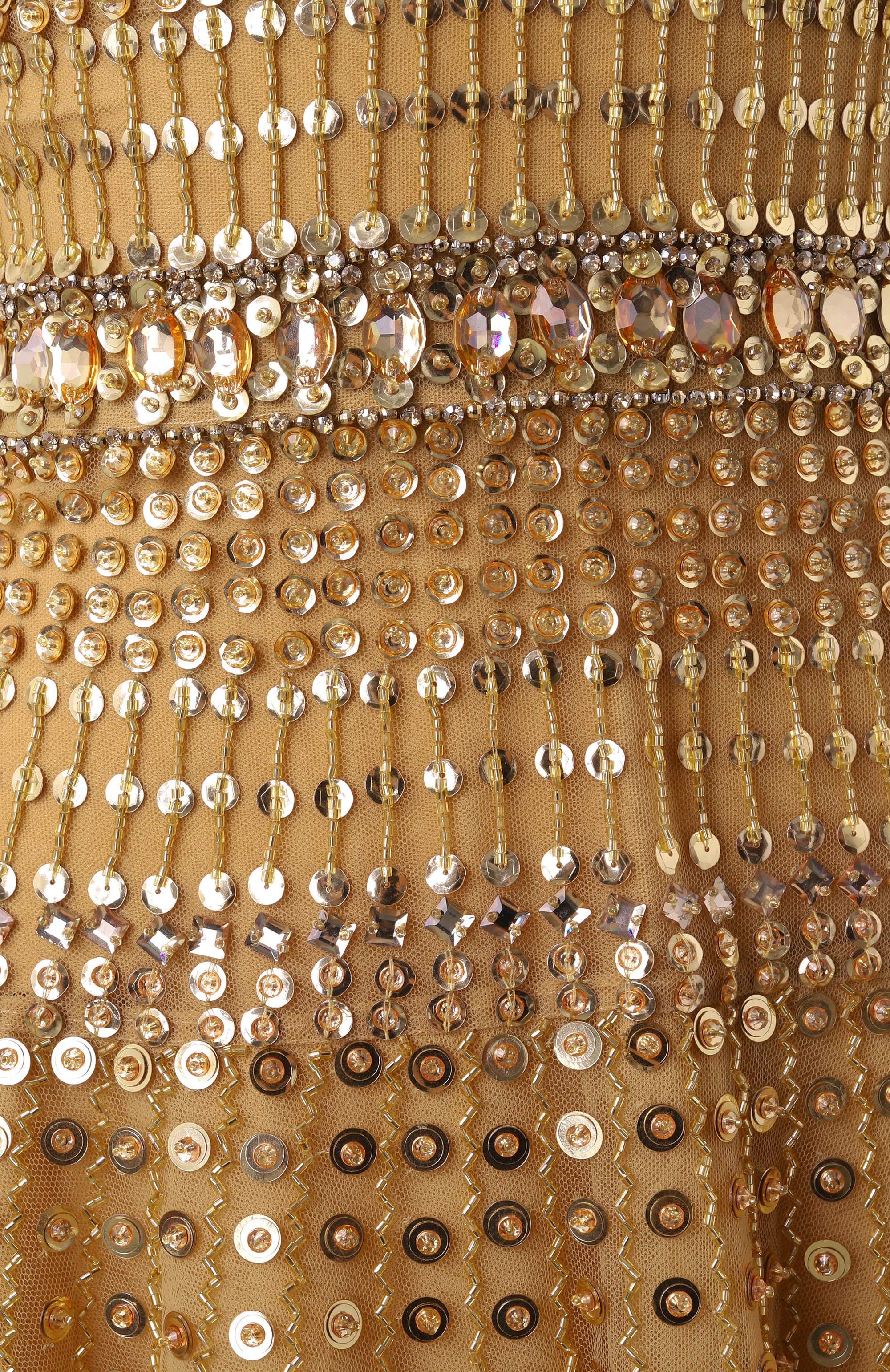 Платье с отделкой бисером и пайетками ZUHAIR MURAD, арт. RDR25006/EMSQ001, фото 6
