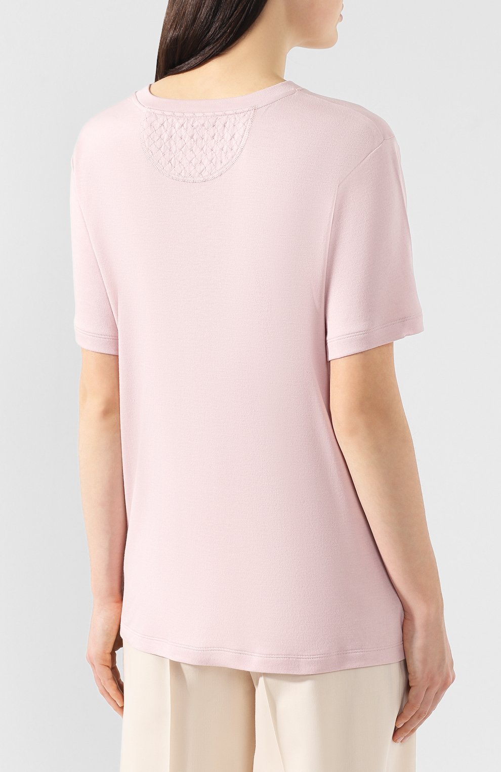 Футболка из смеси шелка и хлопка BOTTEGA VENETA, арт. 546008/VEZV0, фото 4