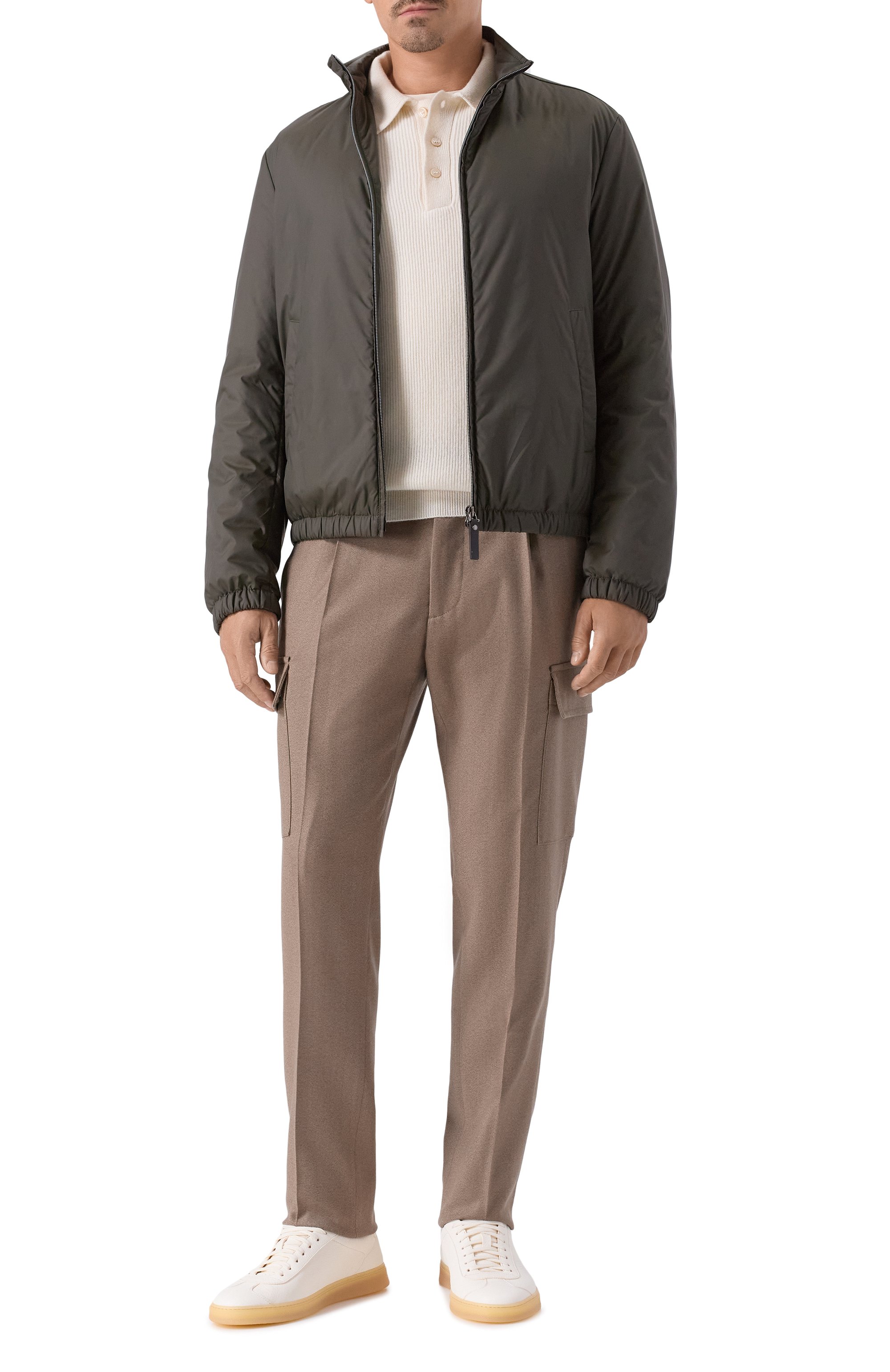 Шерстяные брюки-карго ANDREA CAMPAGNA, арт. SPIAGGIA 1P CARG0/AN1514, фото 2