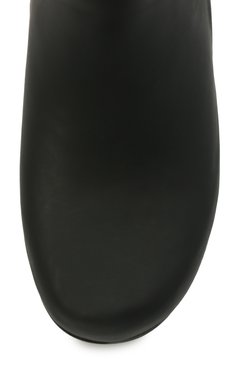 Детские резиновые сапоги AIGLE черного цвета, арт. 382994/W00DY WARM | Фото 4 (Материал утеплителя: Натуральный мех, Шерсть; Кросс-КТ: резиновые; Материал внешний: Резина)