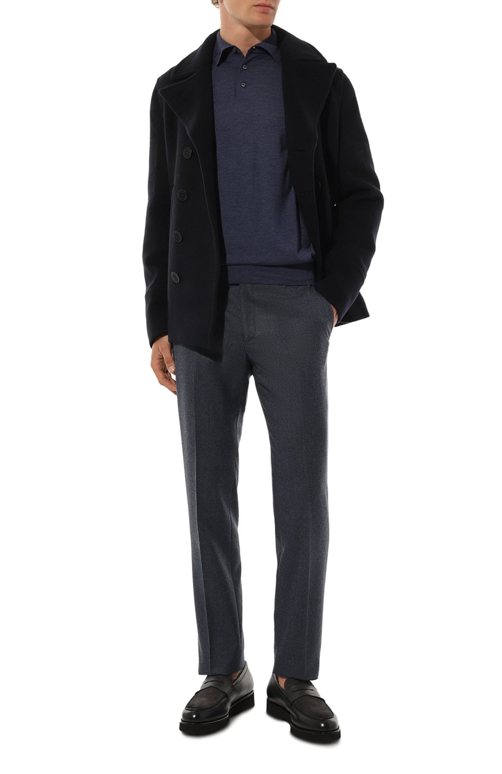 Кожаные пенни-лоферы DOUCAL'S, арт. DU2483DAK0PM001N, фото 2