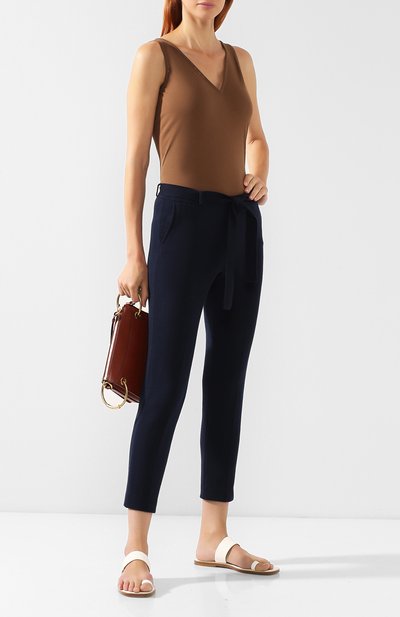 Хлопковый топ BRUNELLO CUCINELLI коричневого цвета по цене 58400 руб., арт. M0045B0332, фото 2 Хлопковый топ BRUNELLO CUCINELLI, арт. M0045B0332, фото 2