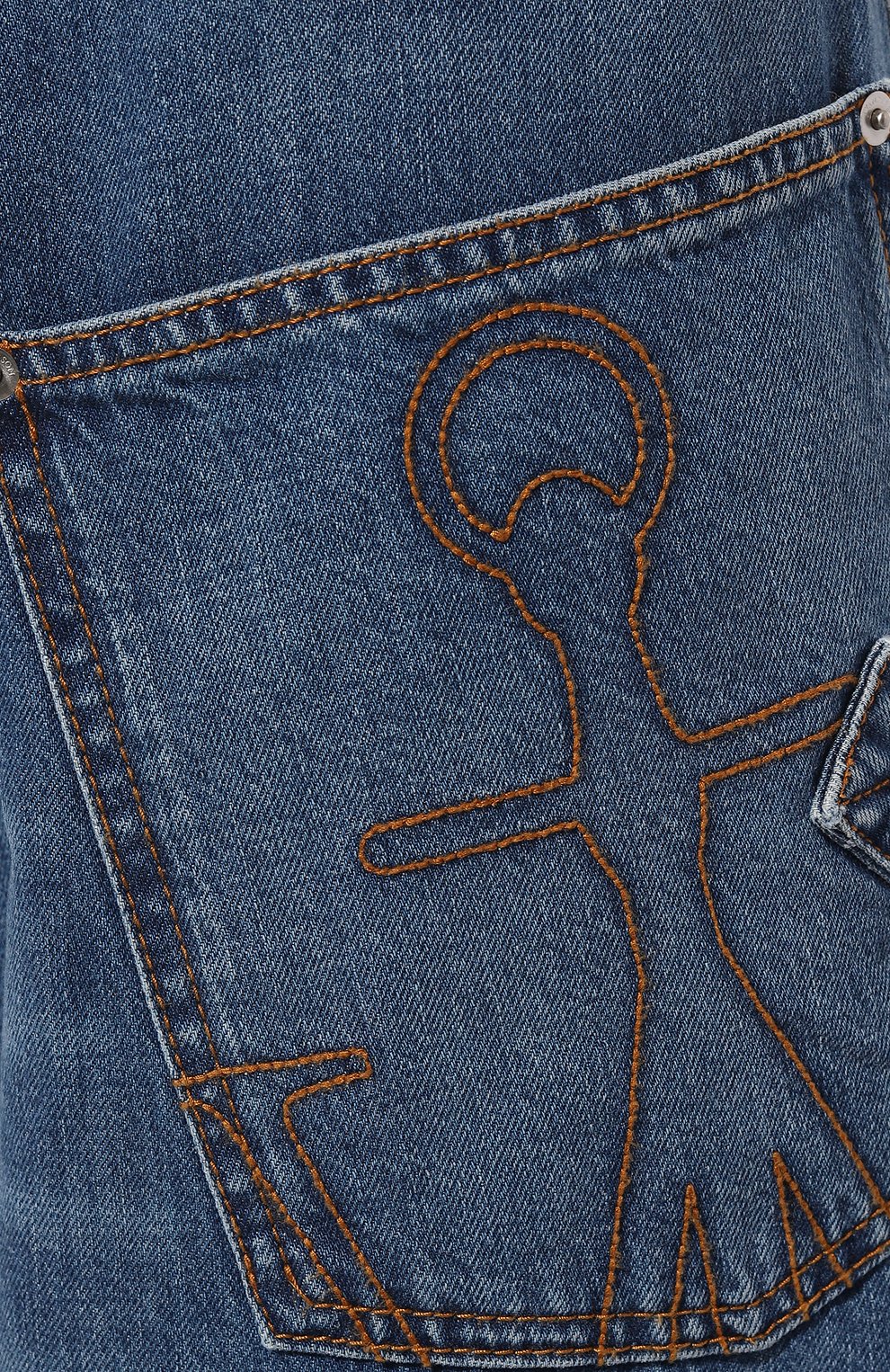 Джинсы JW ANDERSON синего цвета по цене 69400 руб., арт. DT0057PG1164, фото 5 Джинсы JW ANDERSON, арт. DT0057PG1164, фото 5