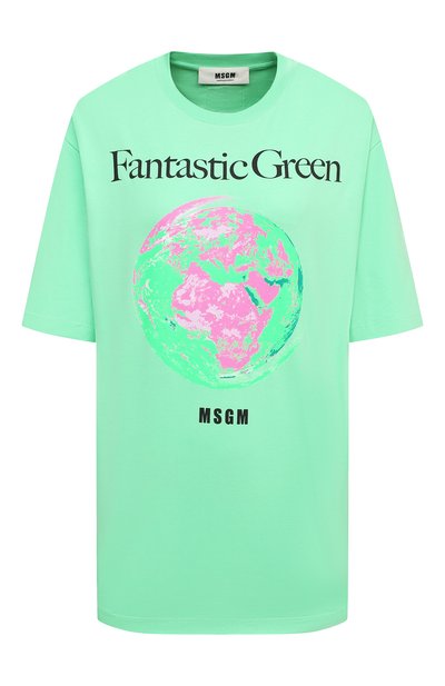 Женская хлопковая футболка MSGM, арт. 3041MDM190 217117