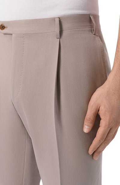 Брюки из хлопка и кашемира CORNELIANI, арт. 275B03/2714103, фото 5