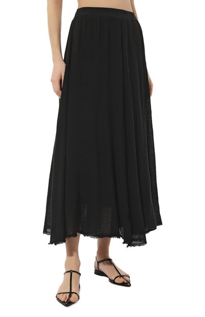 Юбка из хлопка и льна DEHA, арт. D02575, фото 3