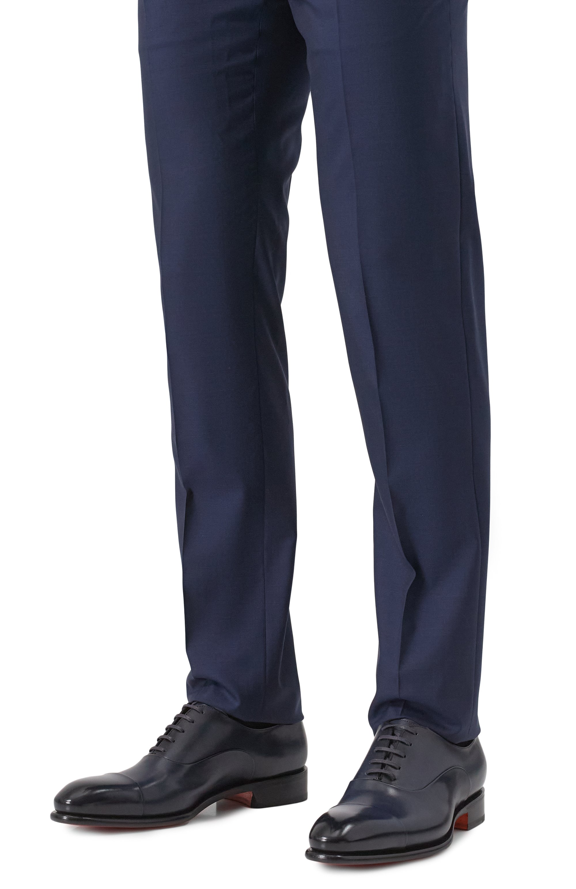 Кожаные оксфорды carter SANTONI, арт. MCCG12621MC1HVVDN01, фото 3