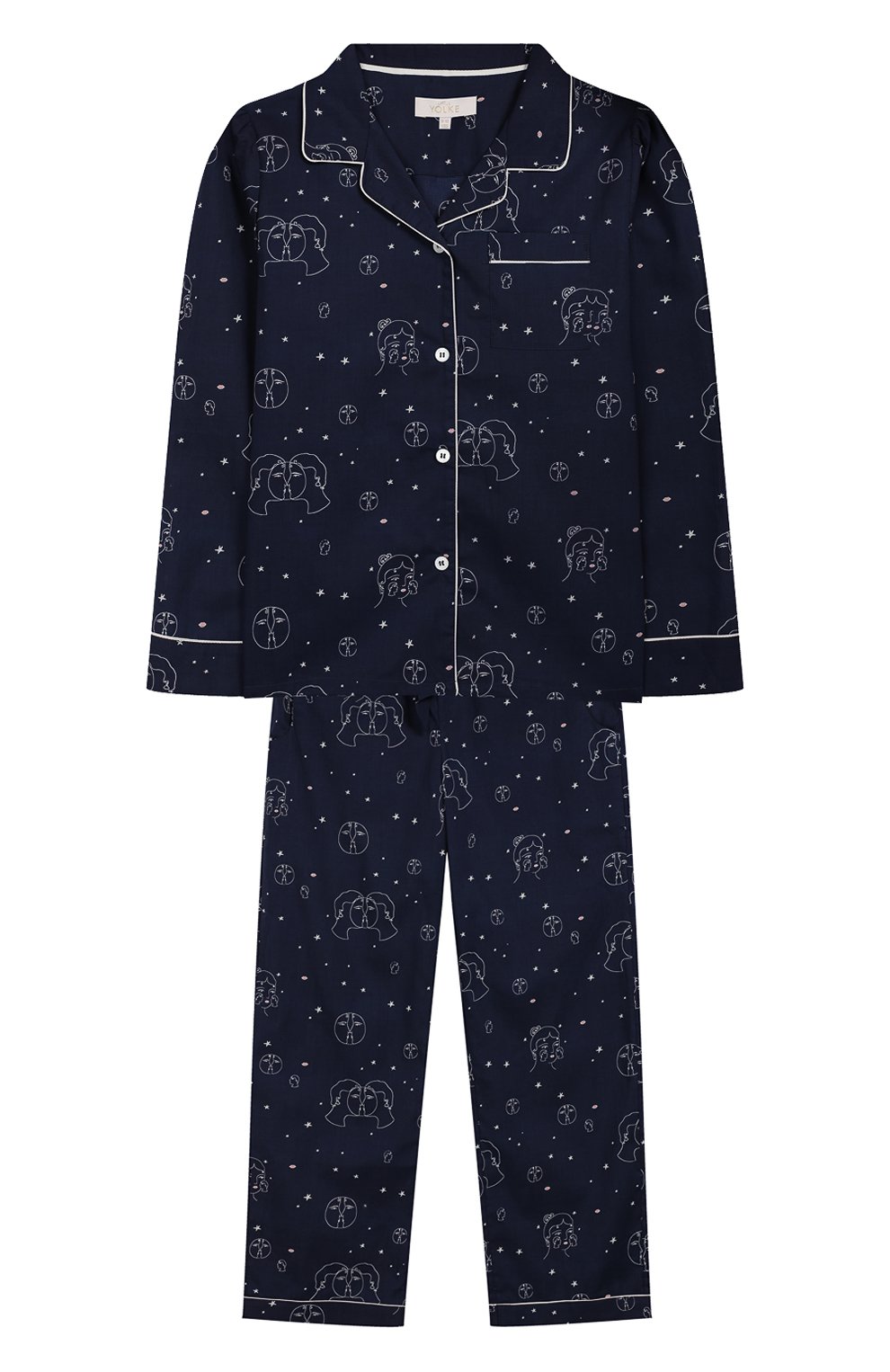 Хлопковая пижама LITTLE YOLKE, арт. AW19-12C-TL-EC/9-12Y, фото 1