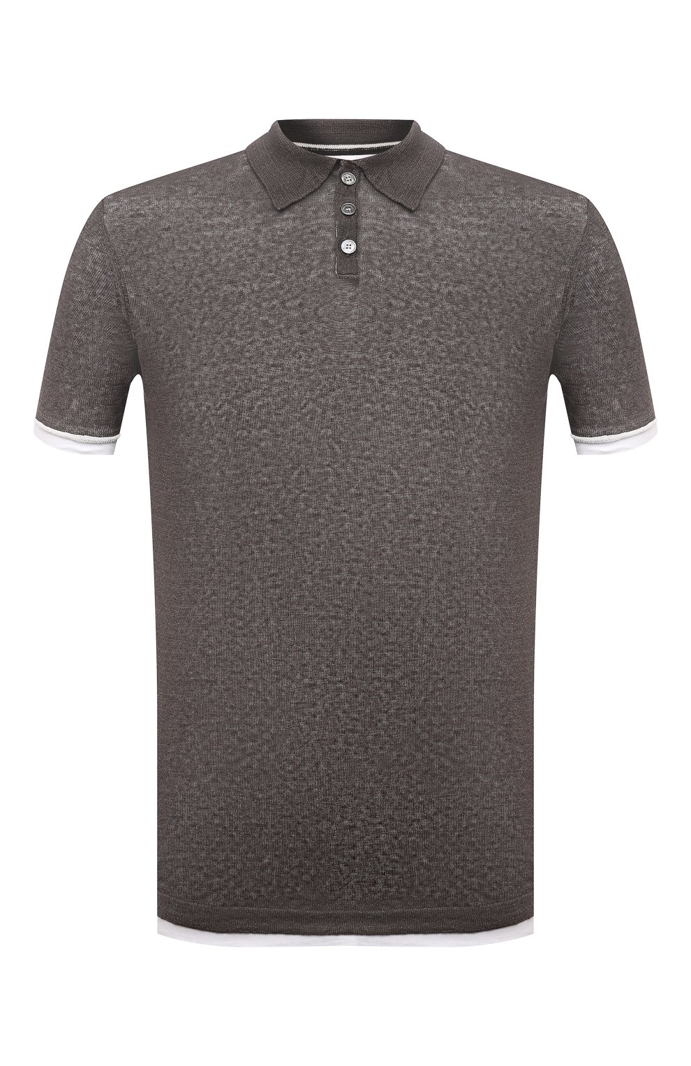 Поло DANIELE FIESOLI коричневого цвета по цене 22050 руб., арт. DF 0376/J, фото 1 Поло DANIELE FIESOLI, арт. DF 0376/J, фото 1