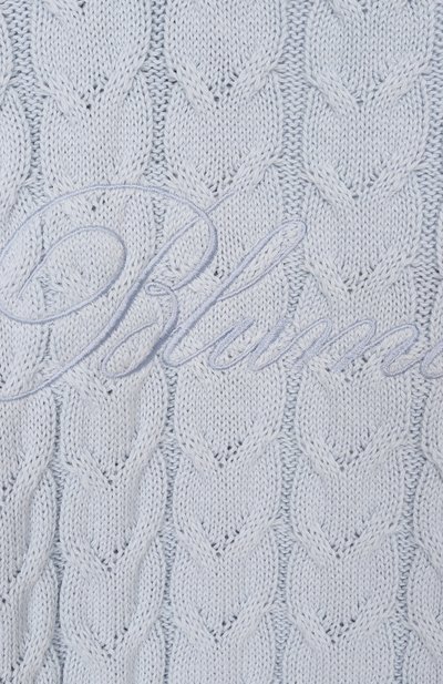 Свитер из хлопка и шерсти BLUMARINE, арт. BFMA013C/FL011/14A-16A, фото 3