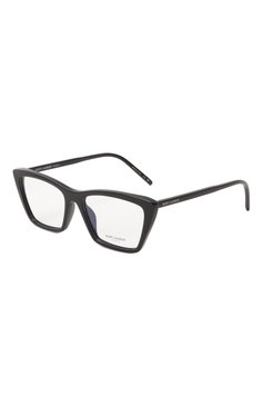 Женские оправа SAINT LAURENT черного цвета, арт. SL 737 MICA THIN 0PT 001 | Фото 1 (Тип очков: Оправа; Материал: Пластик; Региональные ограничения белый список (Axapta Mercury): Не проставлено; Нос: Не проставлено; Очки форма: Прямоугольные; Оптика Гендер: оптика-женское)