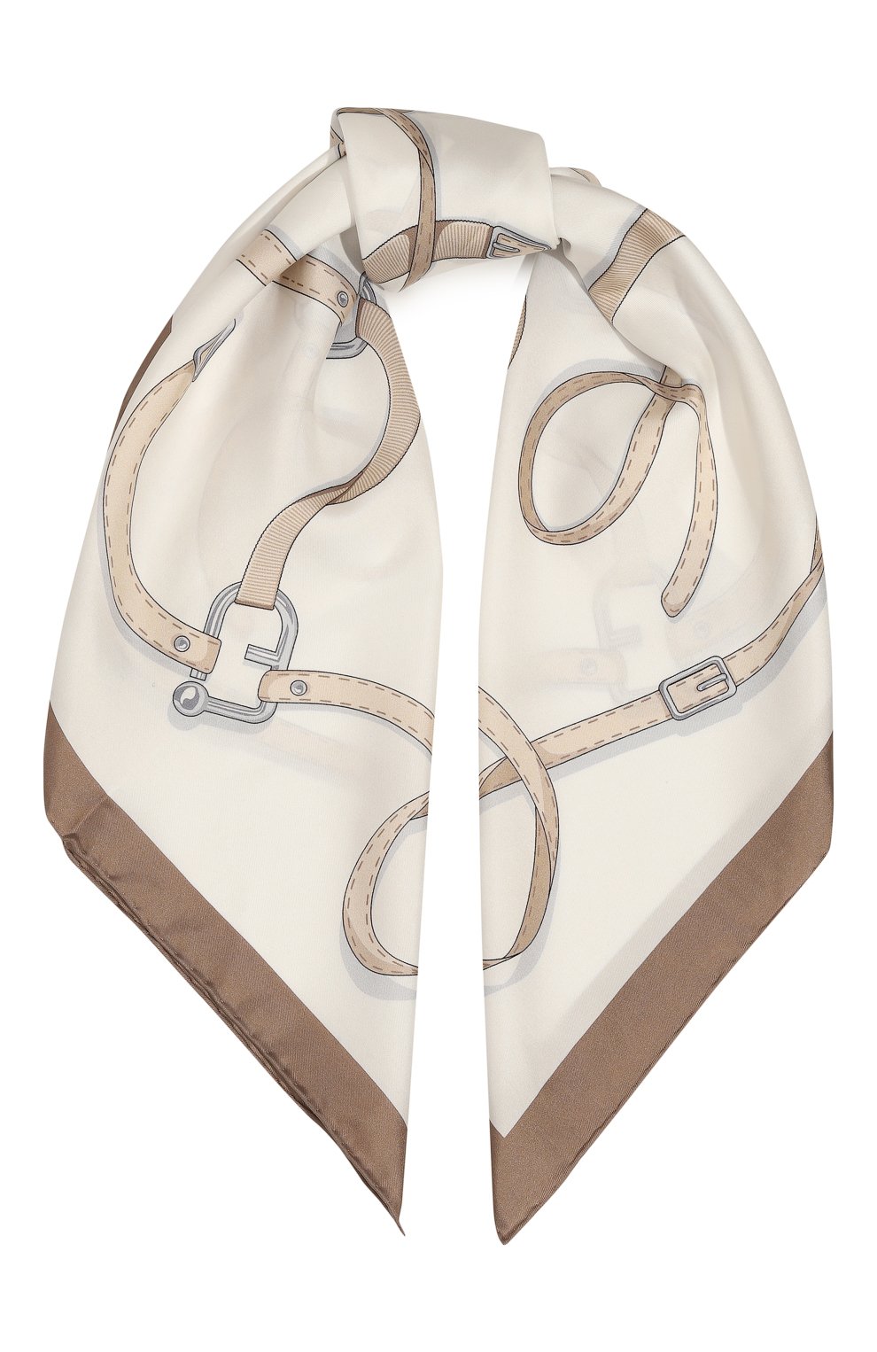 Шелковый платок FURLA кремового цвета по цене 19000 руб., арт. WT00021/BX3114, фото 1 Шелковый платок FURLA, арт. WT00021/BX3114, фото 1