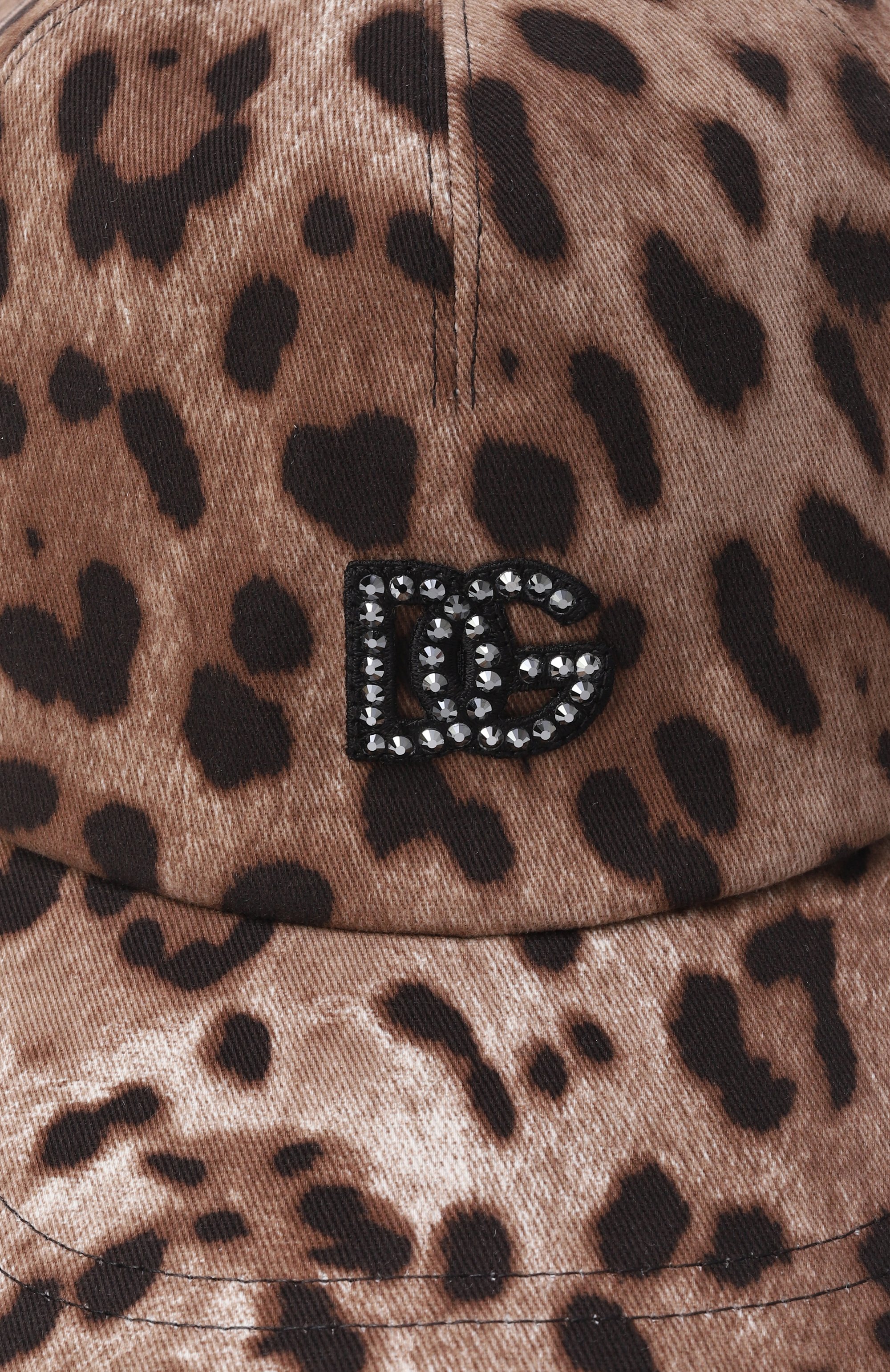 Хлопковая бейсболка DOLCE & GABBANA леопардового цвета по цене 34250 руб., арт. LB4H52/FSFAG, фото 3 Хлопковая бейсболка DOLCE & GABBANA, арт. LB4H52/FSFAG, фото 3