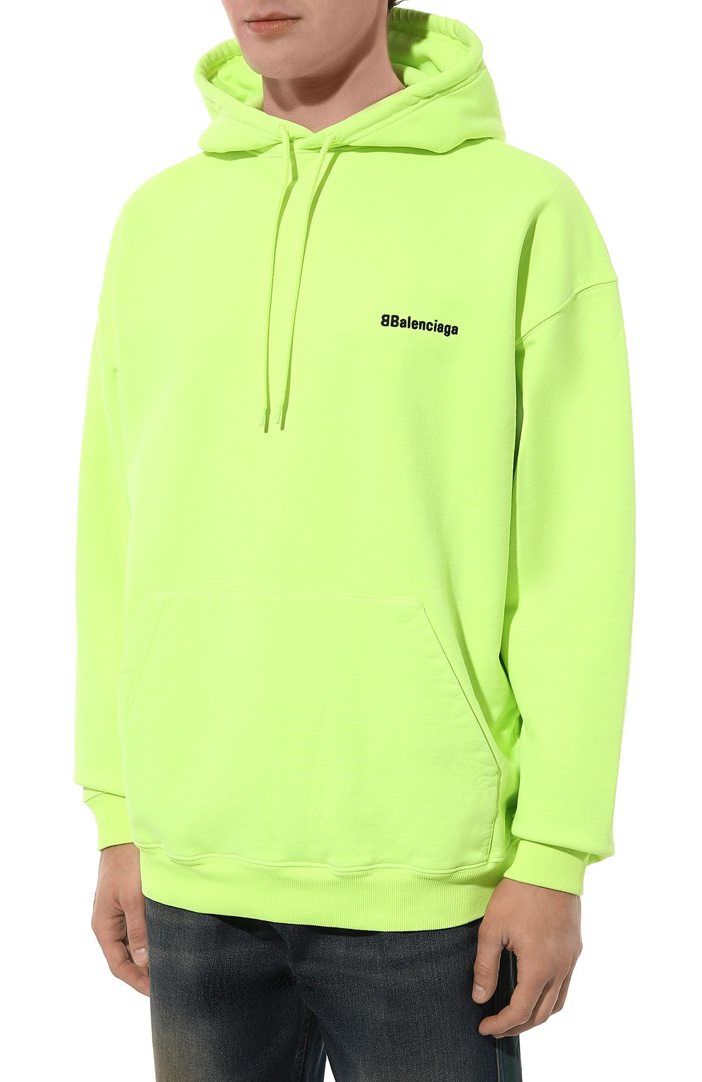 Хлопковое худи BALENCIAGA, арт. 570811/TKVB5, фото 3