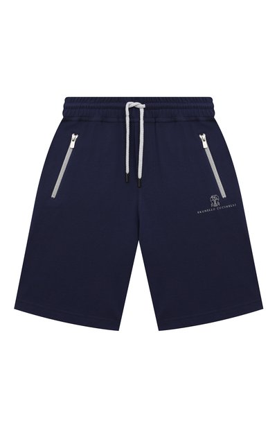 Хлопковые шорты BRUNELLO CUCINELLI, арт. BE854E387C, фото 1