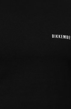 Мужская хлопковая футболка DIRK BIKKEMBERGS черного цвета, арт. BKK3MTS04 | Фото 5 (Рукава: Короткие; Длина (для топов): Стандартные; Принт: С принтом; Материал сплава: Проставлено; Материал внешний: Хлопок; Драгоценные камни: Проставлено; Стили: Кэжуэл)