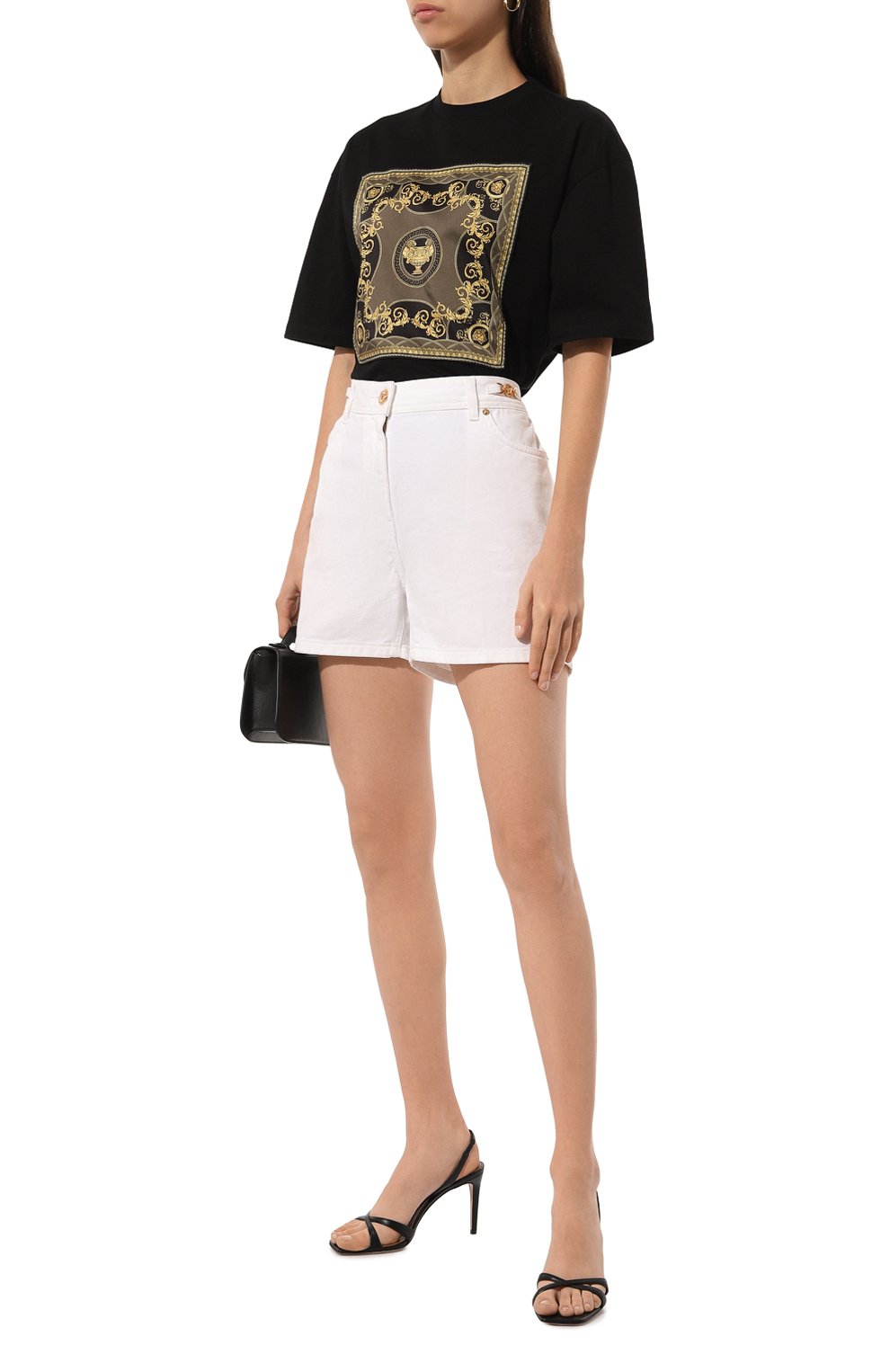 Джинсовые шорты VERSACE, арт. 1013689/1A10028, фото 2