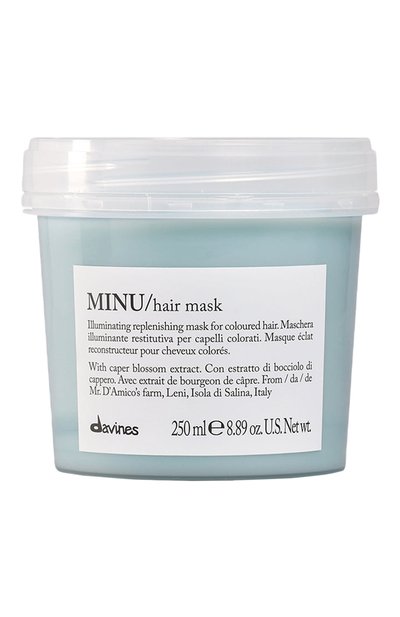 Женская восстанавливающая маска для окрашенных волос minu (250ml) DAVINES, арт. 75613