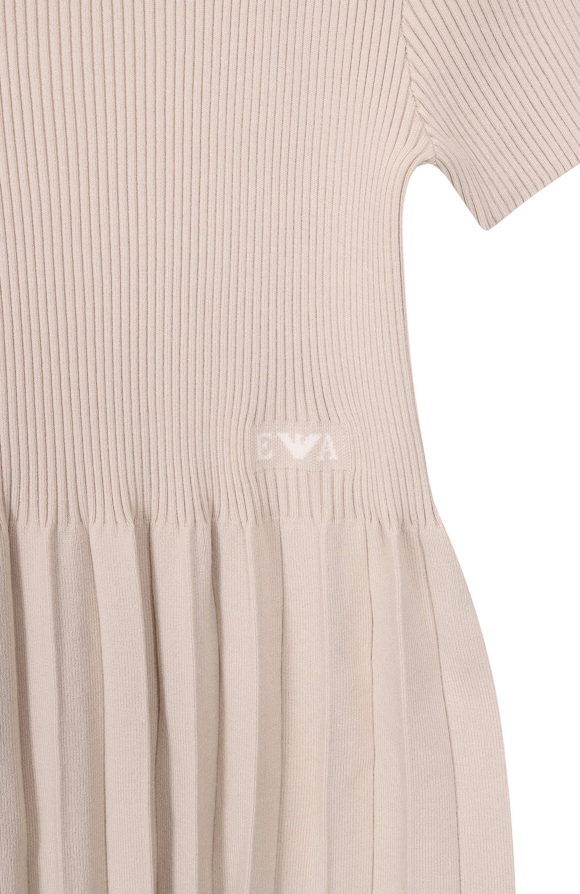 Платье EMPORIO ARMANI светло-бежевого цвета по цене 22100 руб., арт. EG000766/AF22788, фото 3 Платье EMPORIO ARMANI, арт. EG000766/AF22788, фото 3