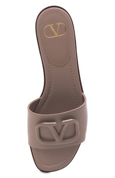 Кожаные шлепанцы vlogo signature VALENTINO, арт. XW2S0BD5/MZF, фото 1