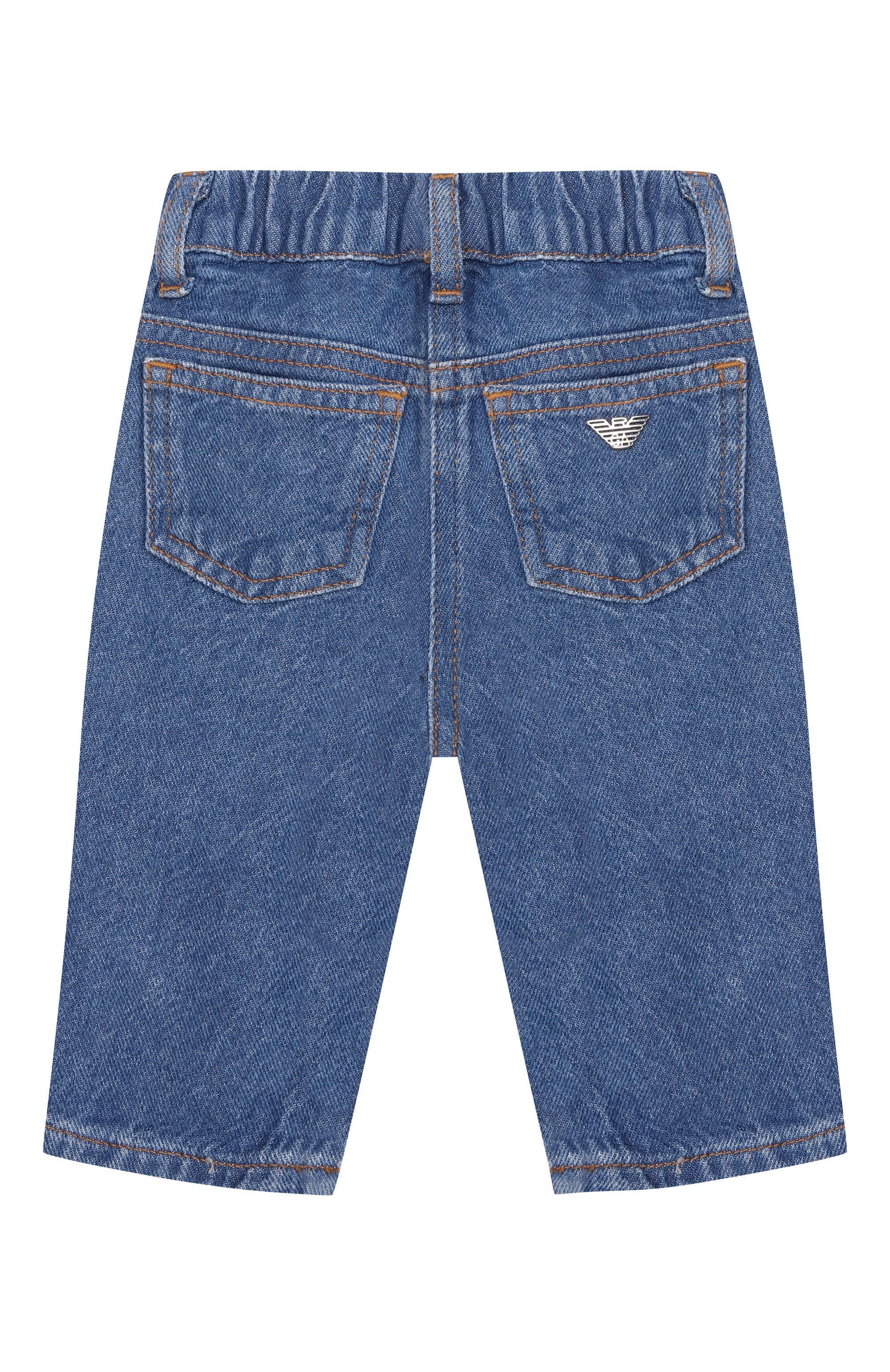 Джинсы EMPORIO ARMANI синего цвета по цене 19650 руб., арт. EB001112/AF21778, фото 2 Джинсы EMPORIO ARMANI, арт. EB001112/AF21778, фото 2