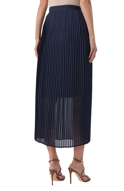 Плиссированная юбка MVST синего цвета по цене 86700 руб., арт. WS61-622MU, фото 4 Плиссированная юбка MVST, арт. WS61-622MU, фото 4
